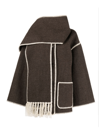 TOTEME wool-blend scarf jacket £810