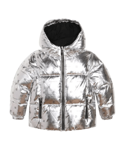 Givenchy Kids 4G monogram-print padded coat £650
