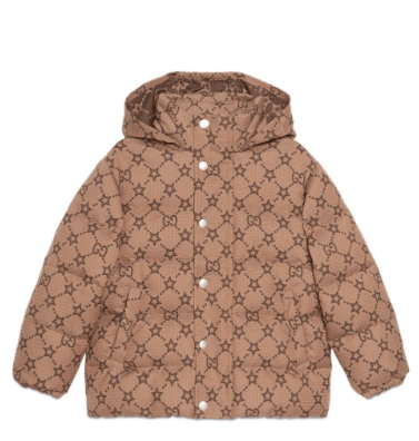 Gucci Kids GG Stars hooded padded jacket £1,230
