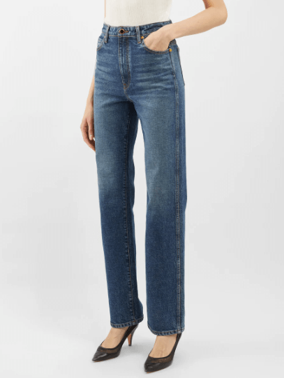 KHAITE Danielle straight-leg jeans £440