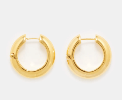 DAPHINE Nina 18kt gold-plated hoop earrings £90