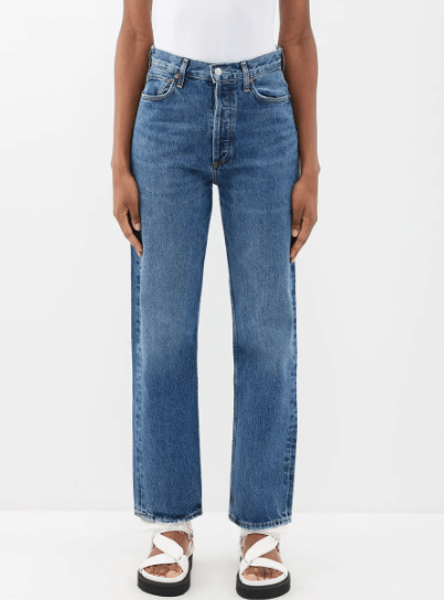 AGOLDE 90s Pinch Waist organic-cotton straight-leg jeans £260