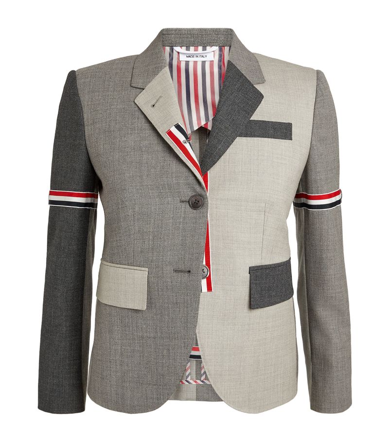 Thom Browne Wool High Armhole Tricolour Sport Coat