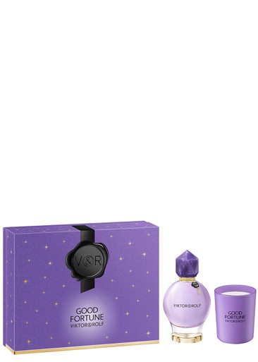 Viktor & rolf Good Fortune Eau De Parfum & Candle Gift Set 90ml
