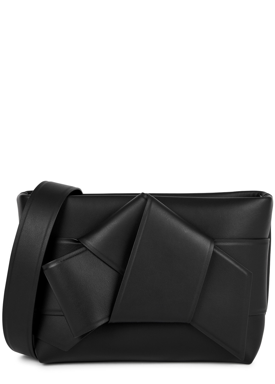 Acne Studios Musubi Knotted Leather Shoulder bag - Black