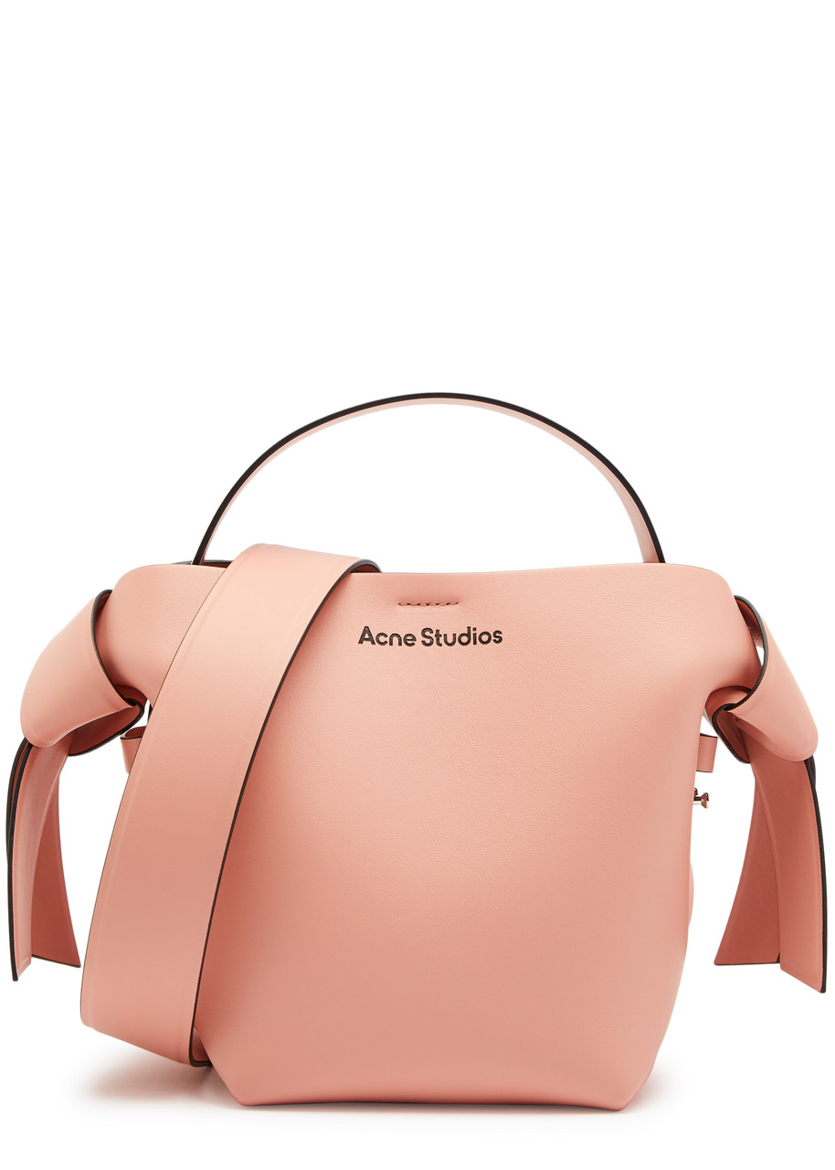 Acne Studios Musubi Mini Leather top Handle bag - Light Pink