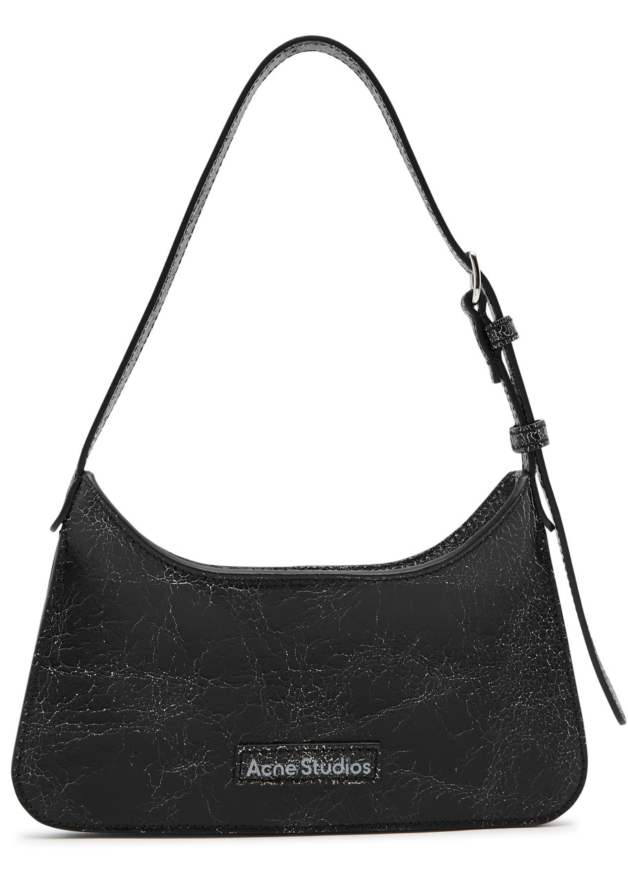 Acne Studios Platt Micro Leather Shoulder bag - Black