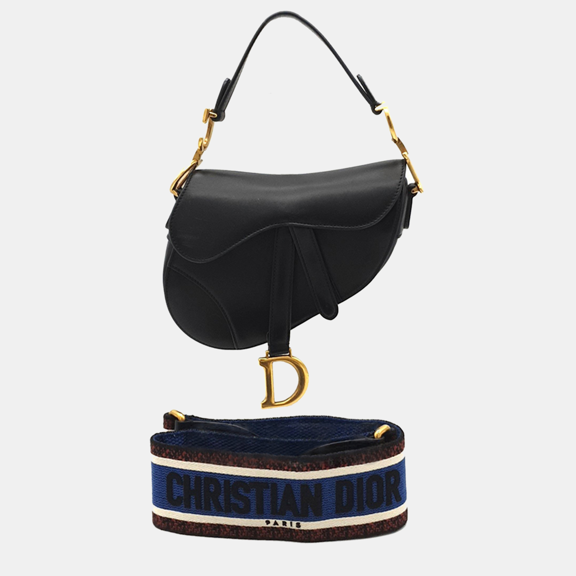Christian Dior Mini Saddle Bag & Strap