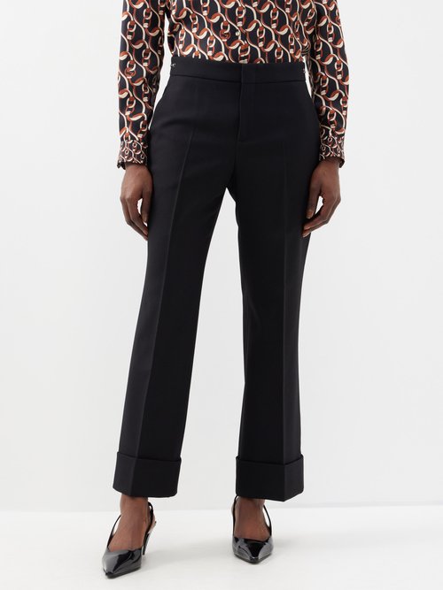 Gucci Ladies Cady Viscose Harem Style Trousers In Blue, Brand Size 38 (US  Size 6) - Walmart.com
