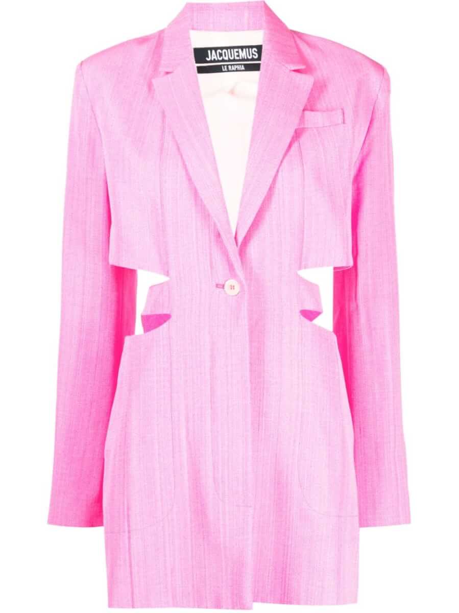 Jacquemus La robe Bari blazer mini dress - Pink