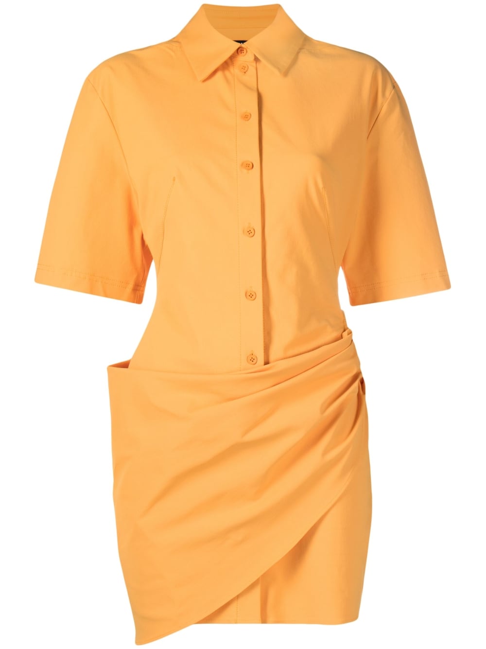 Jacquemus La robe Camisa shirt dress - Orange
