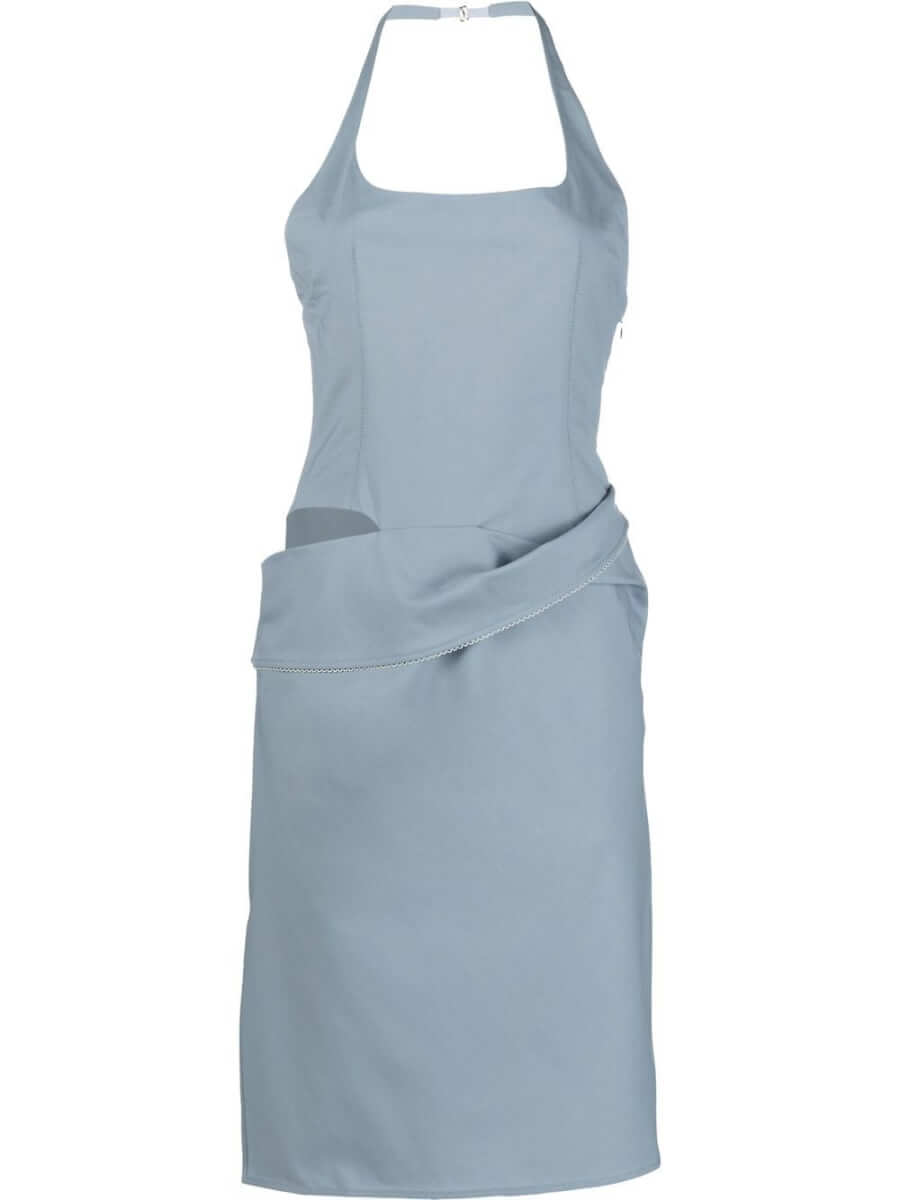 Jacquemus Robe Hielo asymmetric dress - Blue