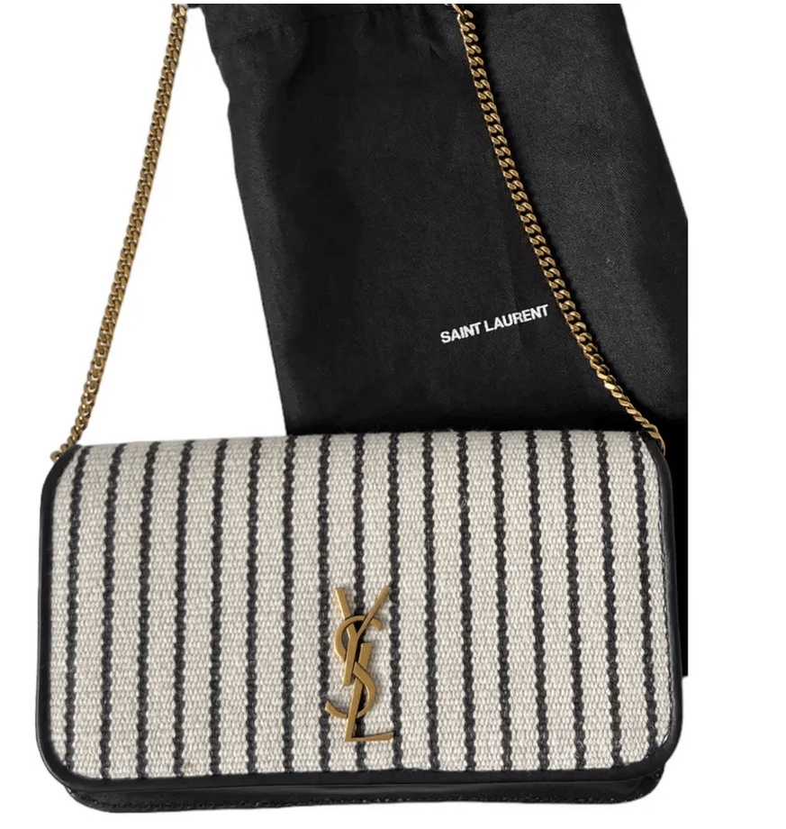 Luxury handbags Saint Laurent Cassandra cloth handbag £462
