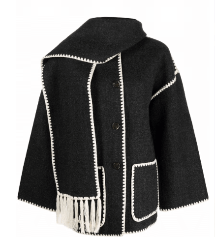 TOTEME embroidered scarf jacket £810
