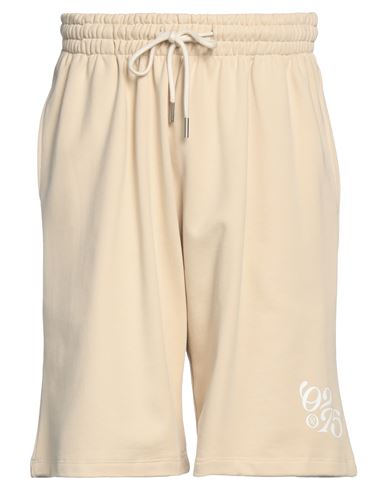 02settantacinque Man Shorts & Bermuda Shorts Beige Size L Cotton
