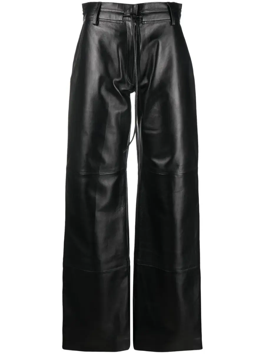 Manokhi Carla high-waisted leather pants £668