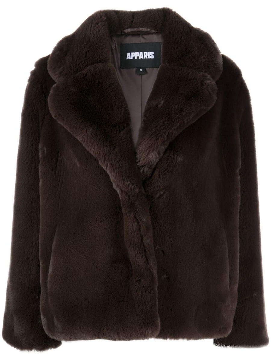Apparis oversized faux-fur coat £378