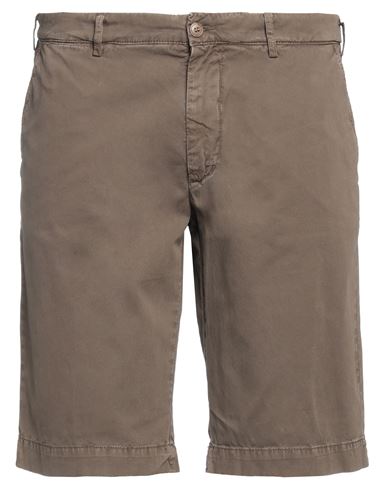 40weft Man Shorts & Bermuda Shorts Brown Size 40 Cotton