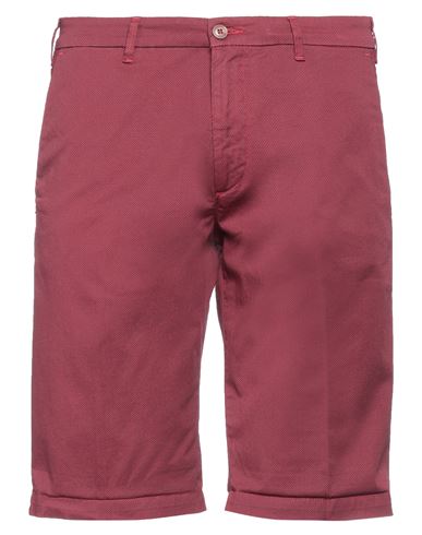 40weft Man Shorts & Bermuda Shorts Garnet Size 32 Cotton, Elastane