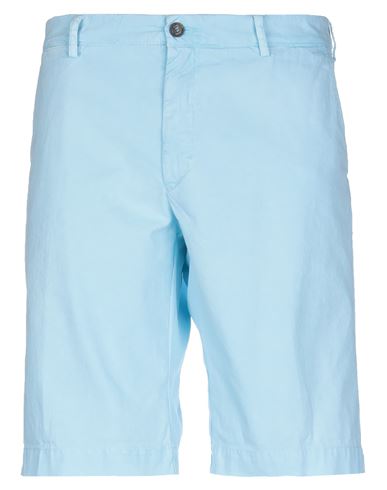 40weft Man Shorts & Bermuda Shorts Sky blue Size 26 Cotton