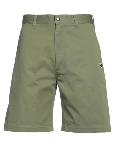 A Bathing Ape Man Shorts & Bermuda Shorts Military green Size XL Cotton