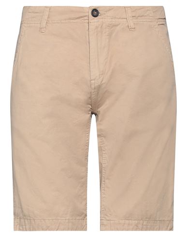 A. f.f Associazione Fabbri Fiorentini Man Shorts & Bermuda Shorts Beige Size 36 Cotton