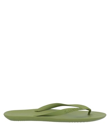 A. testoni Man Thong sandal Military green Size 5-6 Rubber