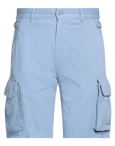 Addiction Man Shorts & Bermuda Shorts Light blue Size 30 Cotton