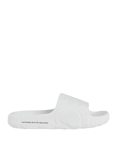 Adidas Originals Adilette 22 Man Sandals White Size 11 Rubber