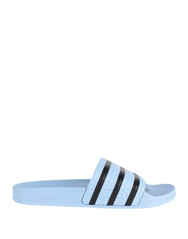Adidas Originals Adilette Slides Man Sandals Light blue Size 6 Textile fibers