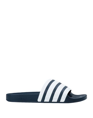 Adidas Originals Adilette Slides Man Sandals Navy blue Size 4 Textile fibers