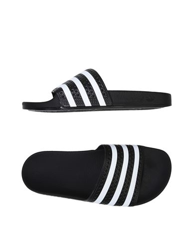 Adidas Originals Man Sandals Black Size 6 Rubber