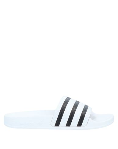 Adidas Originals Man Sandals White Size 4 Rubber