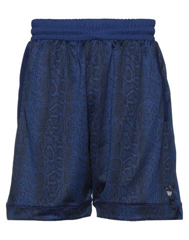 Adidas Originals Man Shorts & Bermuda Shorts Midnight blue Size XS Recycled polyester