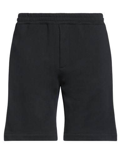 Alexander Mcqueen Man Shorts & Bermuda Shorts Black Size L Cotton