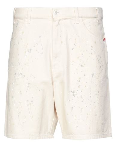 Amish Man Shorts & Bermuda Shorts Ivory Size 29 Cotton