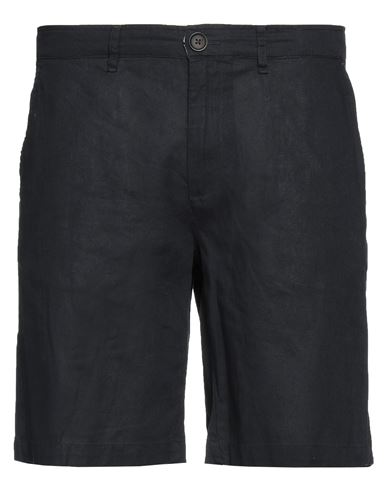 Anerkjendt Man Shorts & Bermuda Shorts Black Size XXL Linen, Cotton