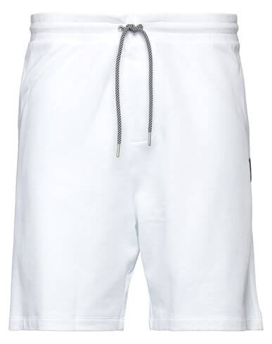 Armani Exchange Man Shorts & Bermuda Shorts White Size XL Cotton