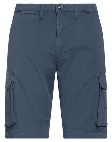 At. p.co Man Shorts & Bermuda Shorts Navy blue Size 28 Cotton, Elastane