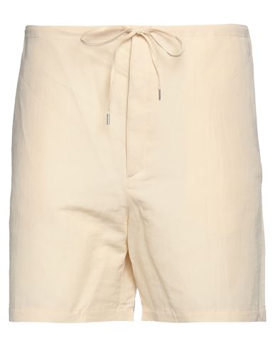 Auralee Man Shorts & Bermuda Shorts Beige Size 4 Linen, Cotton