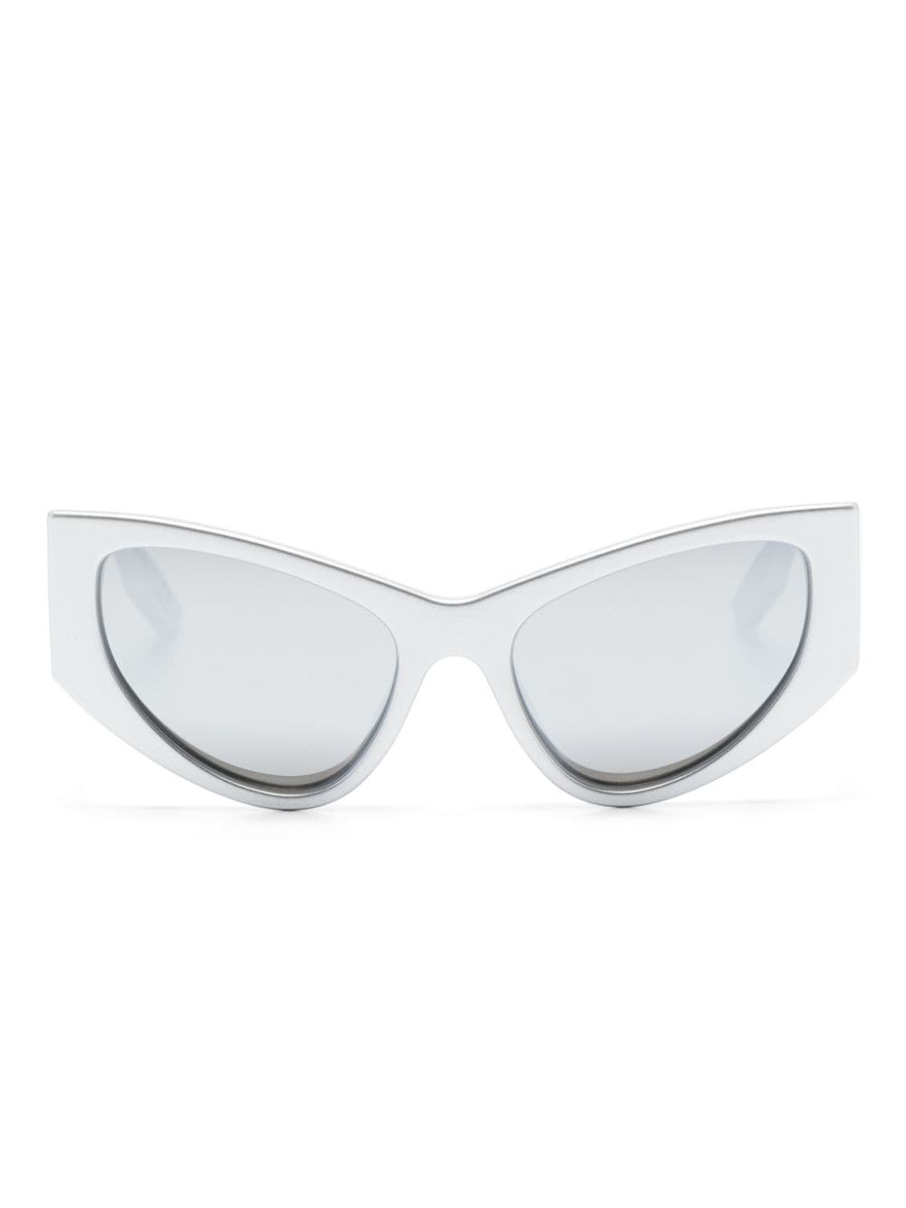 Balenciaga Eyewear coated cat-eye sunglasses - Silver