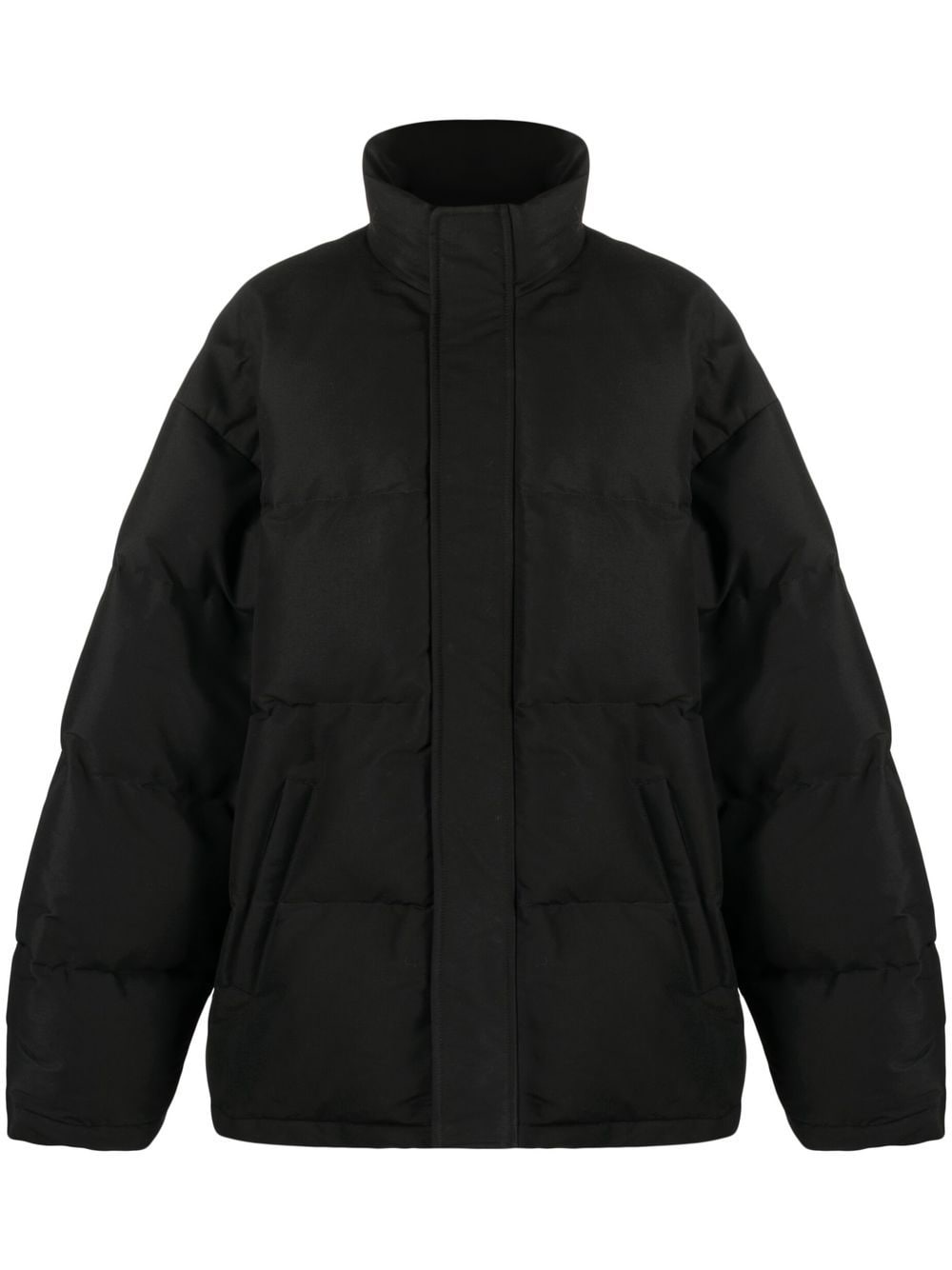 Balenciaga zip-up padded jacket - Black