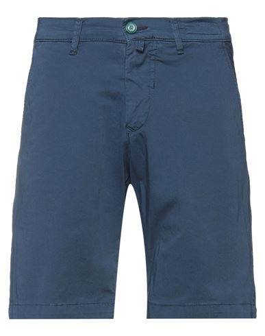 Barbati Man Shorts & Bermuda Shorts Midnight blue Size 28 Cotton, Elastane