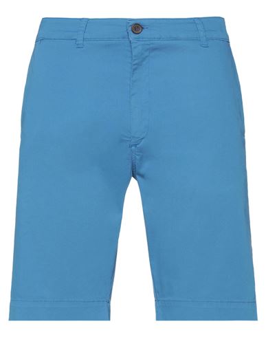 Barbour Man Shorts & Bermuda Shorts Azure Size 28 Cotton, Elastane