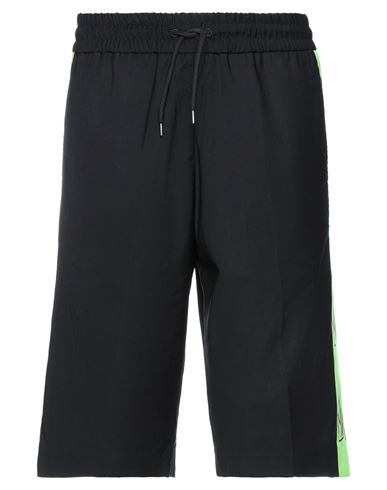 Barrow Man Shorts & Bermuda Shorts Black Size M Polyester, Viscose, Elastane