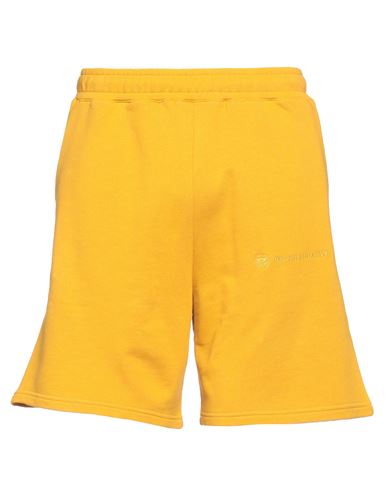 Bel-air Athletics Man Shorts & Bermuda Shorts Ocher Size L Cotton