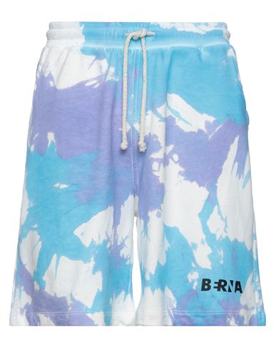 Berna Man Shorts & Bermuda Shorts Azure Size 0 Cotton