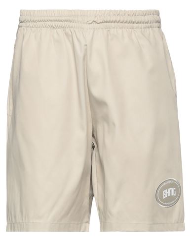 Bhmg Man Shorts & Bermuda Shorts Khaki Size M Cotton