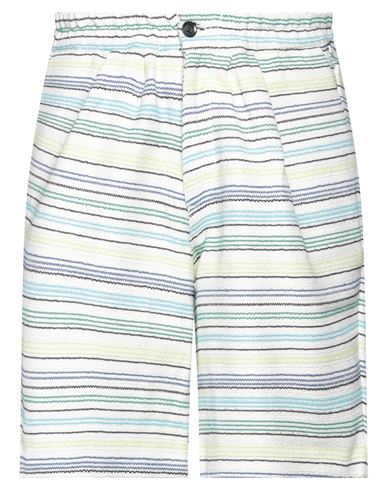 Bonsai Man Shorts & Bermuda Shorts Off white Size XS Cotton, Polyamide, Elastane