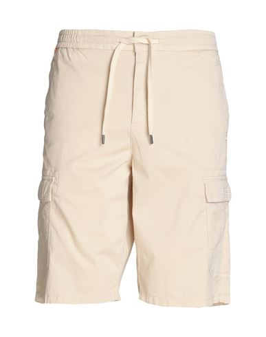 Boss Man Shorts & Bermuda Shorts Cream Size 30 Cotton, Elastane